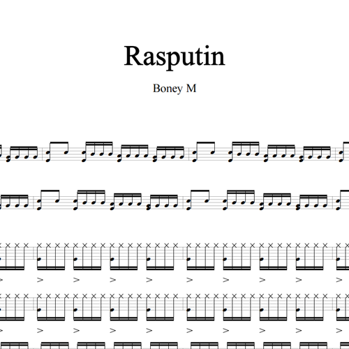 鼓谱*Boney M_Rasputin.asp
